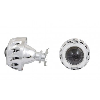 Биксеноновая линза C-TRI MT-09 Мотоксенон + (Анг. глазки, CCFL), шт.